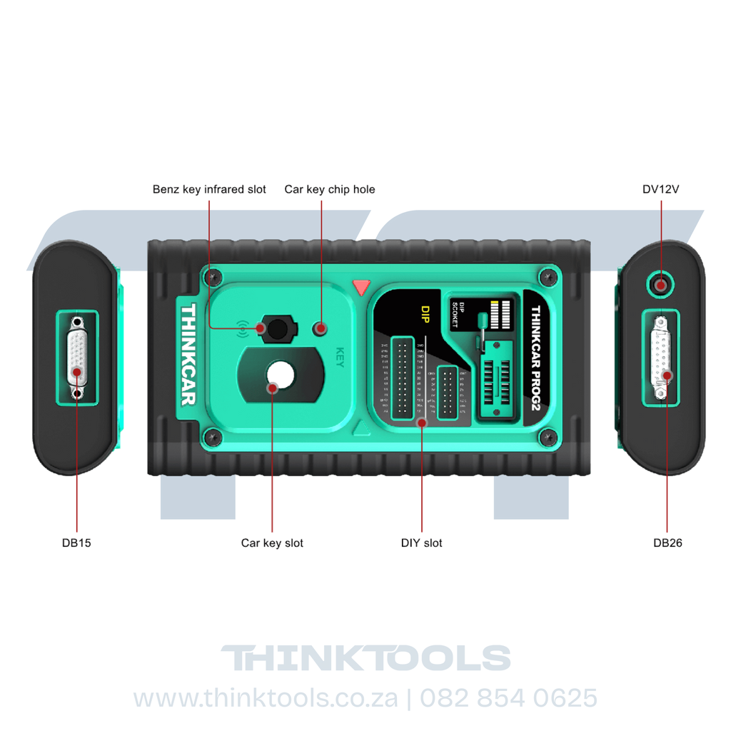 THINKCAR PROG2 Key ECU, MCU, and EEPROM Programmer & Gearbox Programming