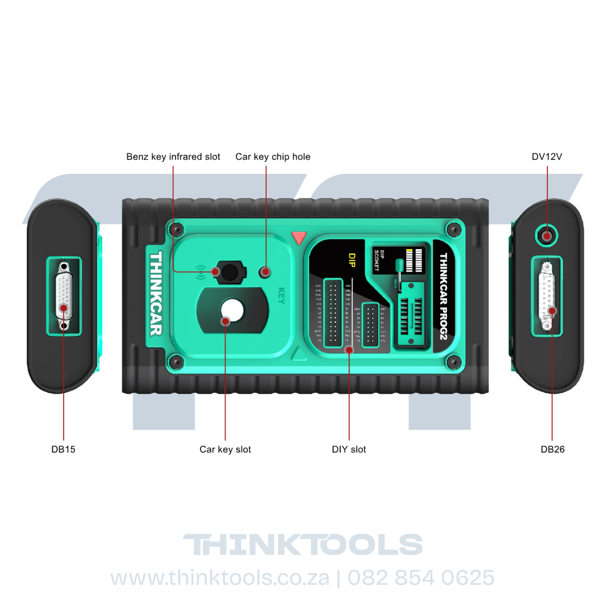 THINKCAR PROG2 Key ECU, MCU, and EEPROM Programmer & Gearbox Programming