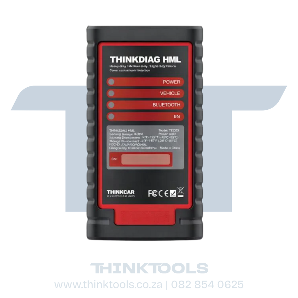 ThinkCar Truck HD HML Module Package (1 Year) Software Upgrade includes Truck Bus Tractor Machinery Vans Bakkies Diesel Engines Plug Connector Set