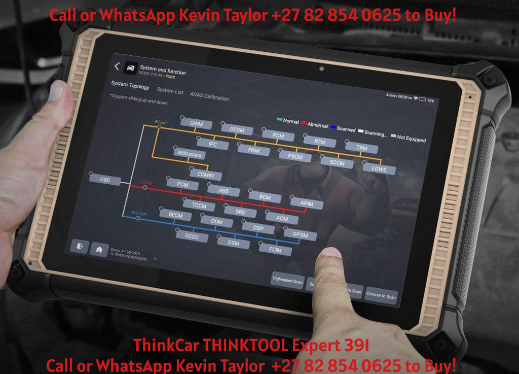 ThinkCar THINKTOOL Expert 391 with AI – Advanced OE-Level Vehicle Diagnostic & Cloud Programming System